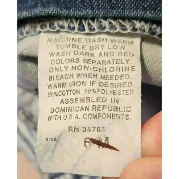 Lee Vintage High Rise Maxi Denim Skirt Boho Western Missies Size 6 Misses NWT - Picture 5 of 5